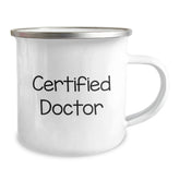 Funny Doctor Gifts from Friends and Family - Birthday Unique Gifts for Certified Doctor Camping Mug with Inspirational Quote - Image 2